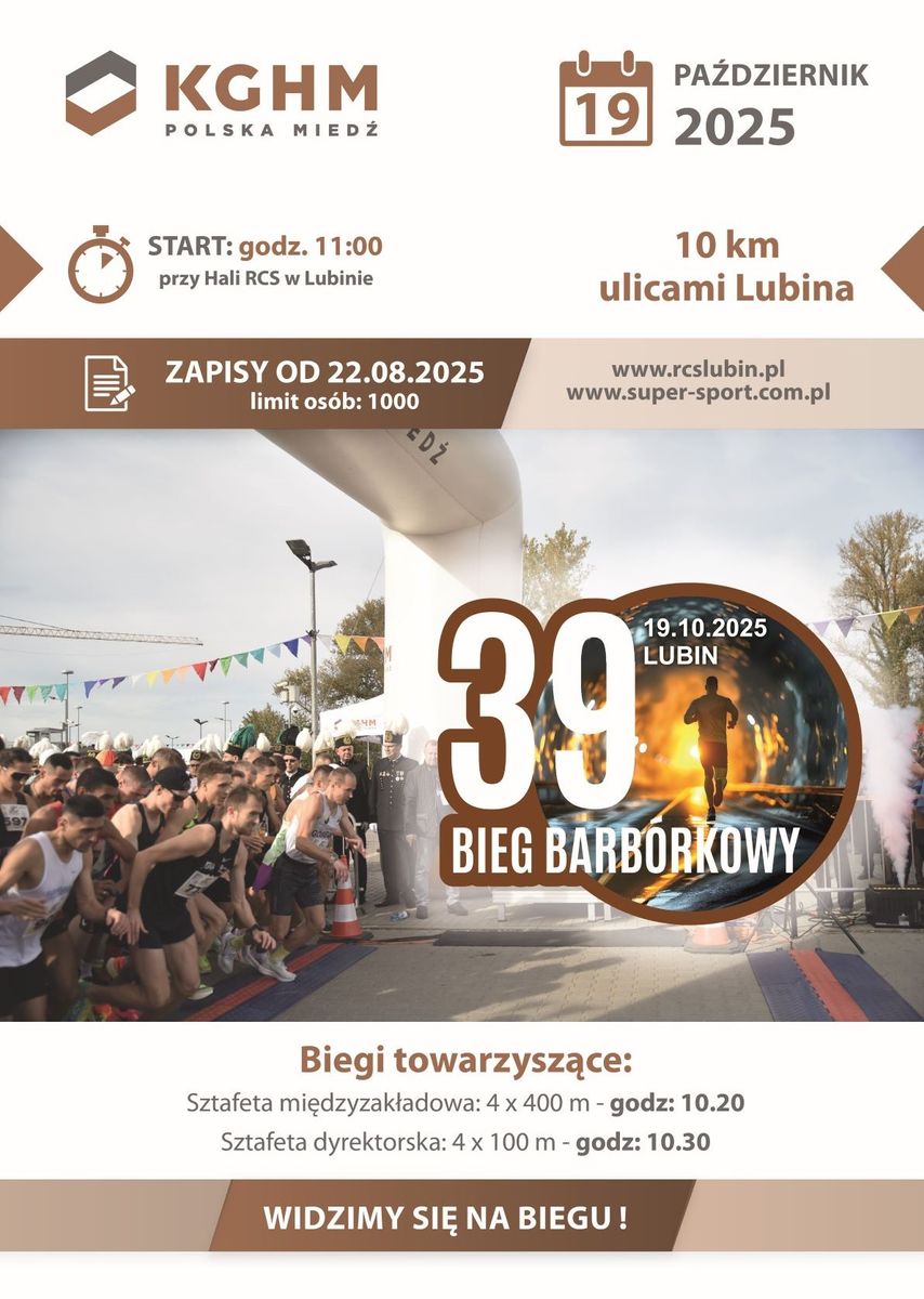 Polska: Trwają zapisy na Bieg Barbórkowy 2025