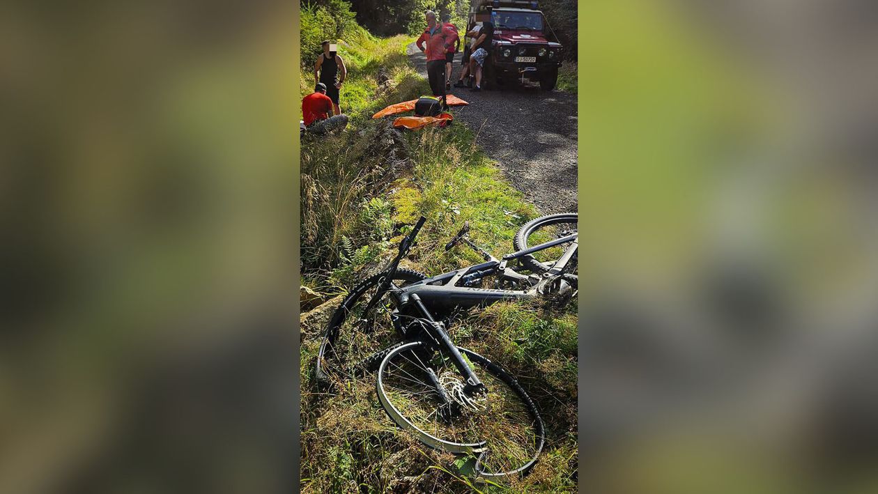 Świeradów-Zdrój: Wypadek rowerowy na Katordze