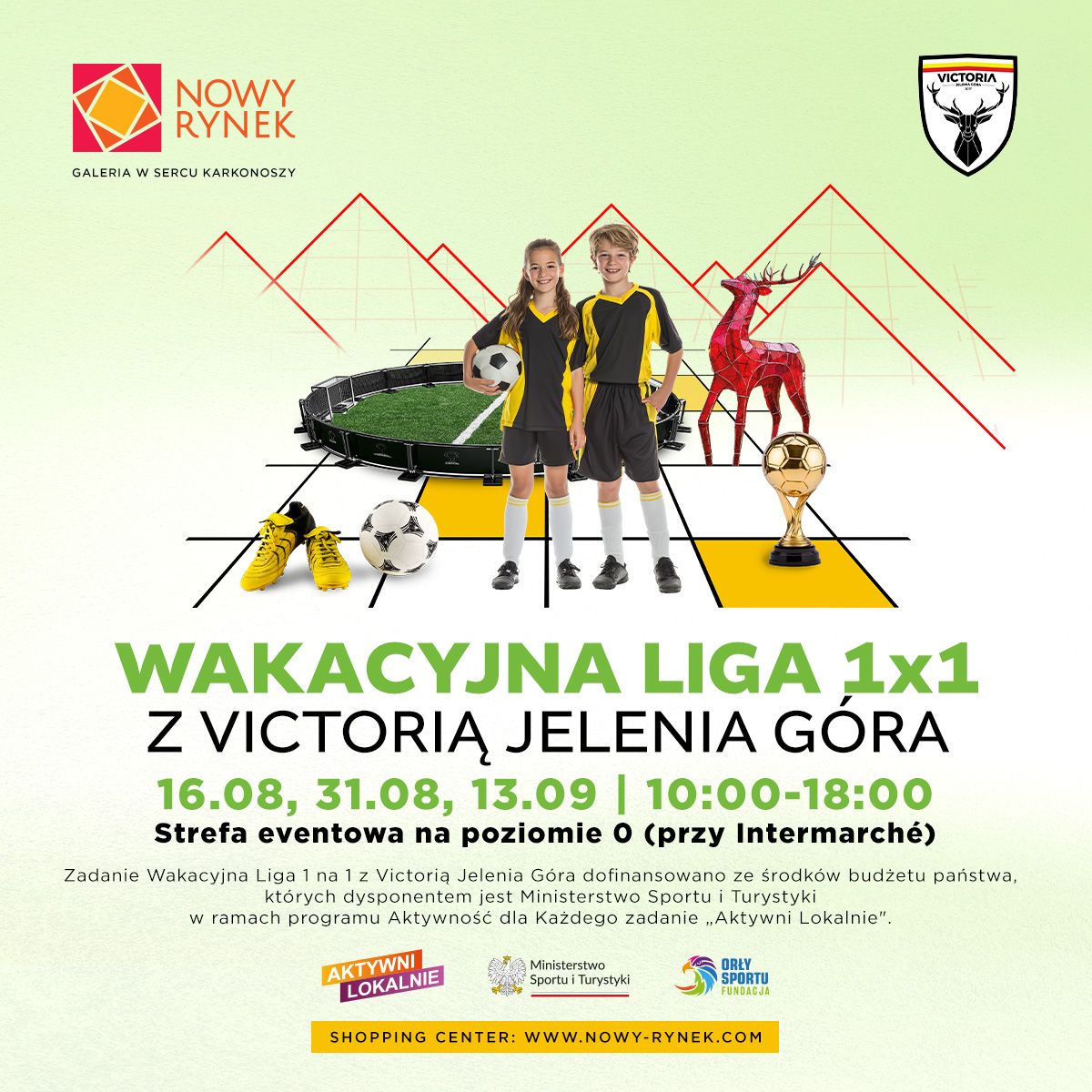 Jelenia Góra: Ostatni gwizdek lata. Trzeci turniej Wakacyjnej Ligi 1 × 1 z Victorią Jelenia Góra