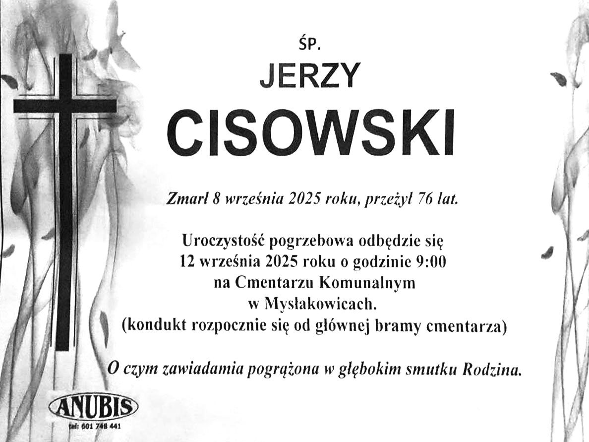 Mysłakowice: Zmarł Jerzy Cisowski
