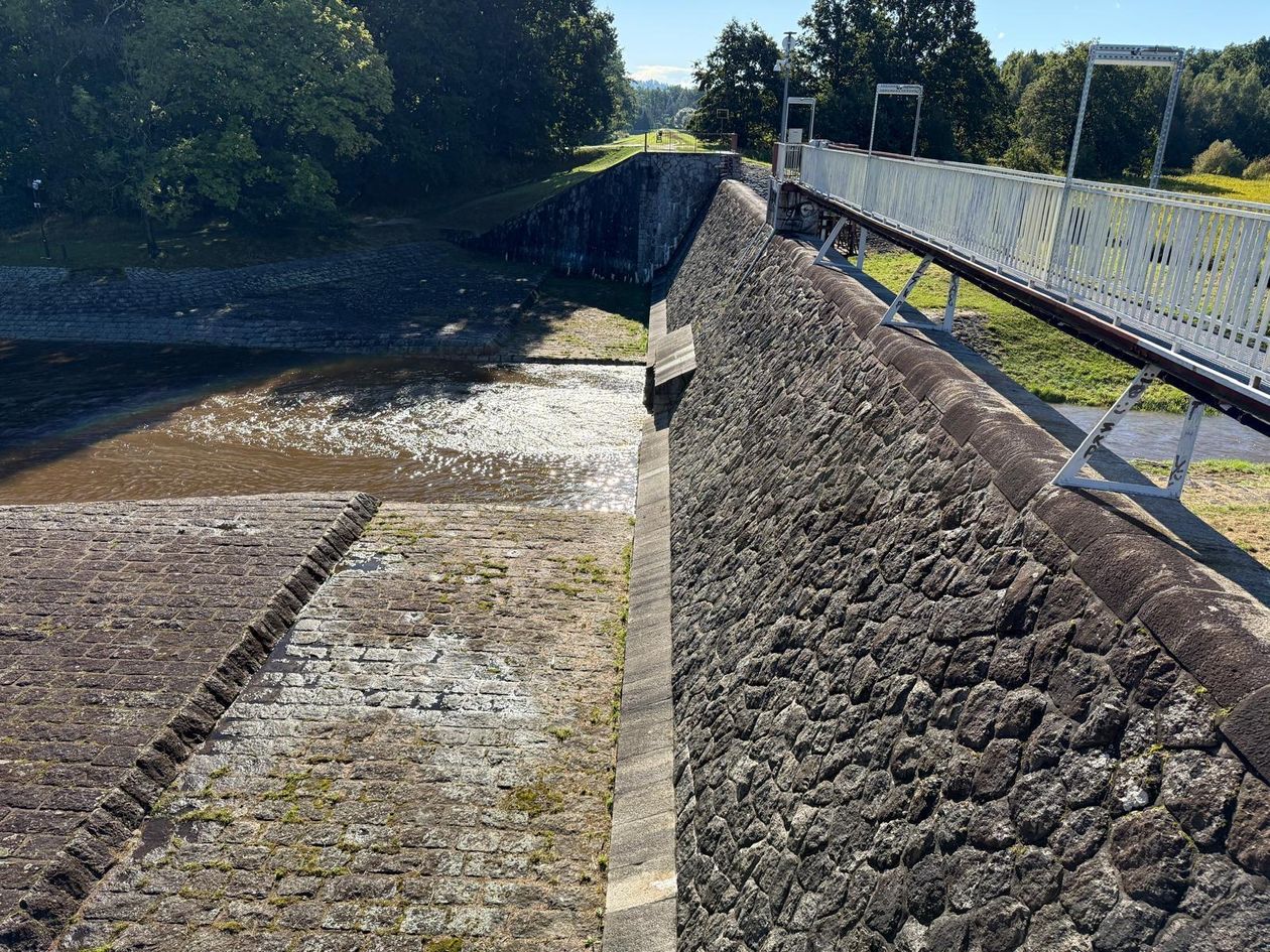 Cieplice: Zbiornik Cieplice prawie po remoncie