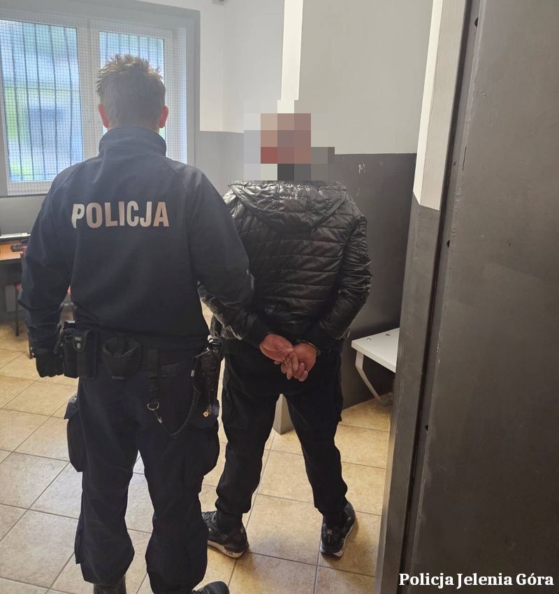 Powiat: Zatrzymany przez policjantów z Karpacza trafi przed sąd w trybie przyspieszonym
