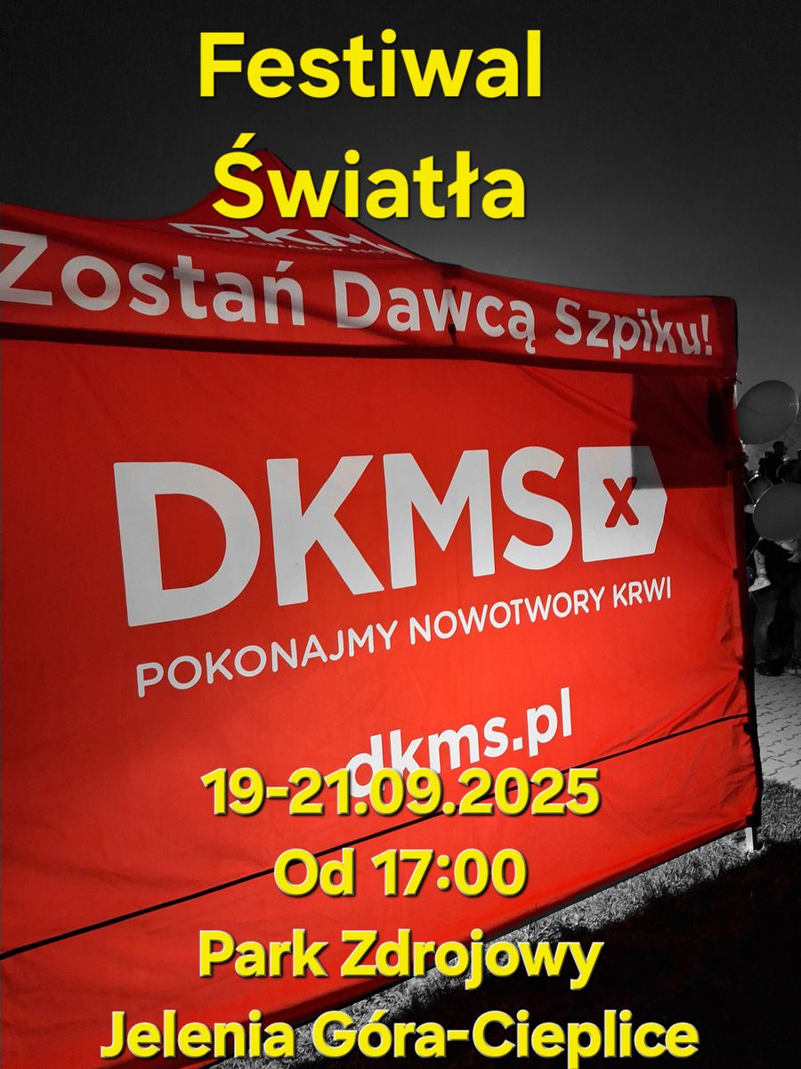Cieplice: Rejestracja dawców szpiku podczas Festiwalu Światła