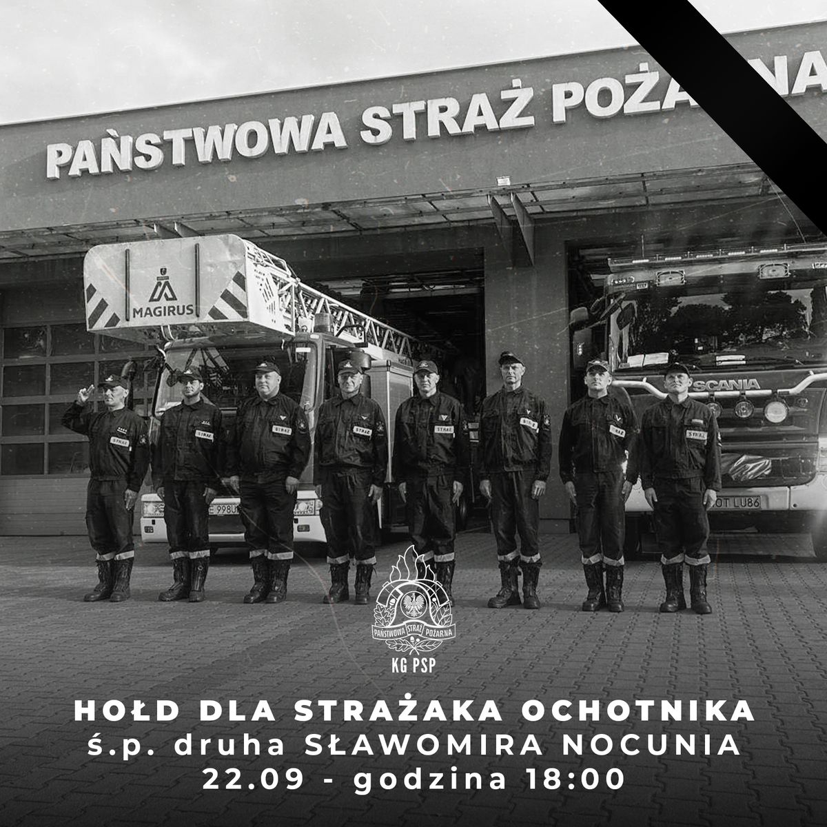 Polska: Strażacy oddadzą hołd zmarłemu