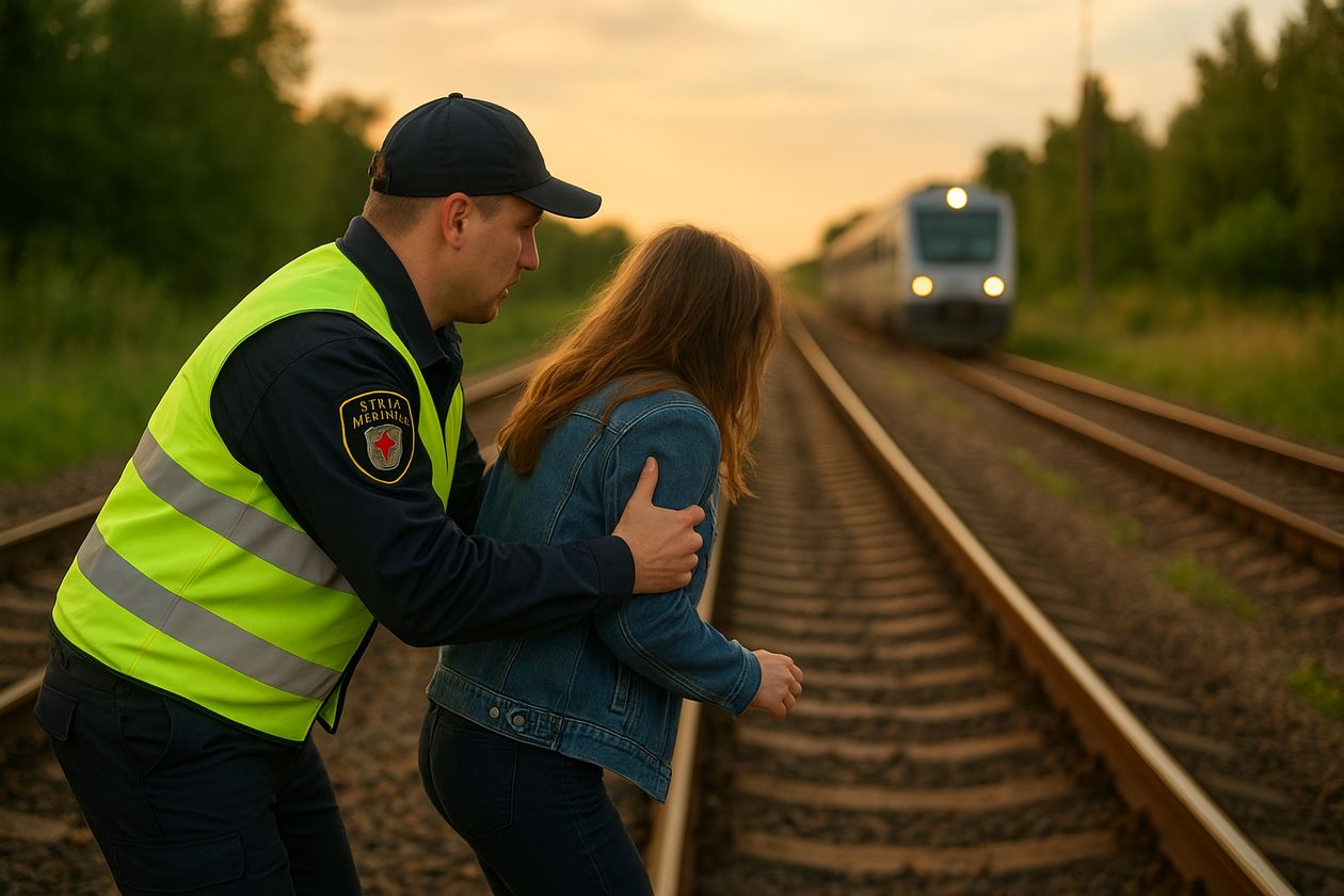 Jelenia Góra: O krok od tragedii na torach