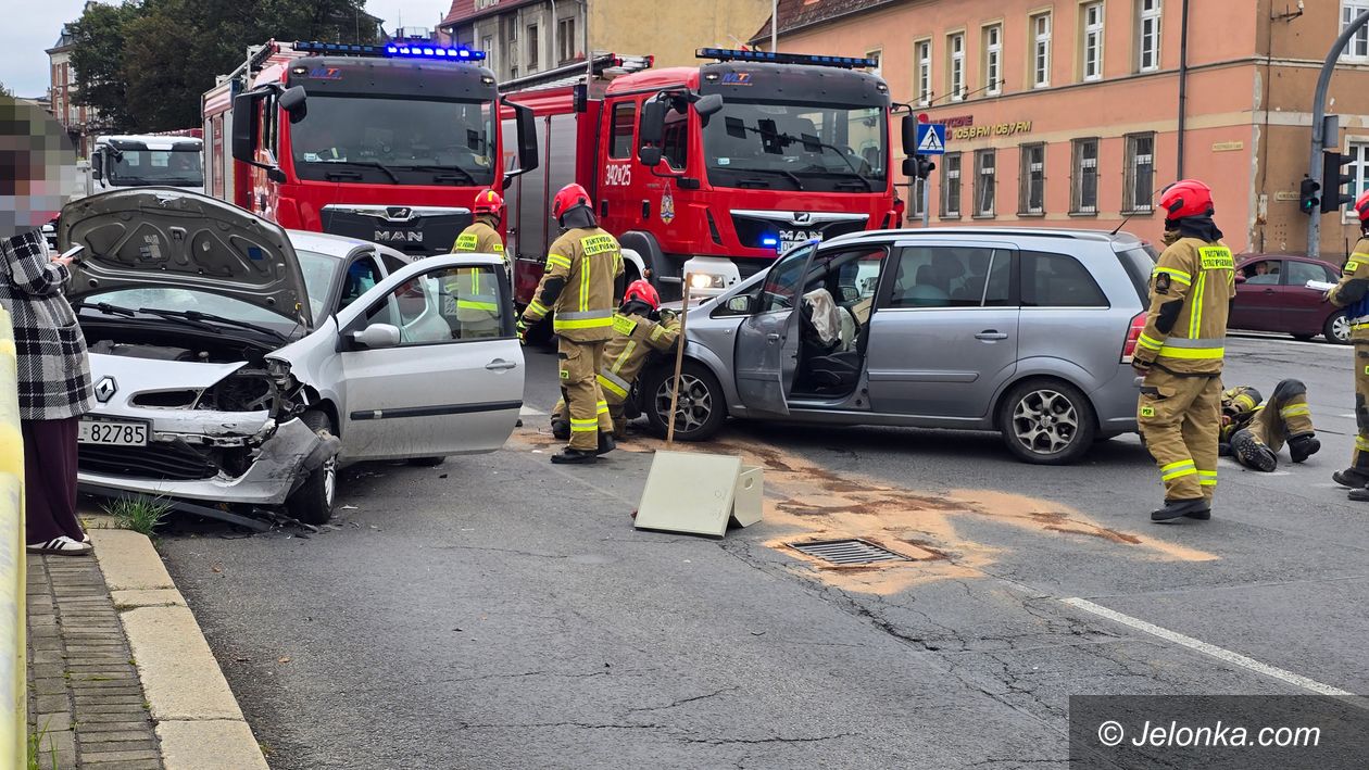 Jelenia Góra: Zderzenie na Sobieskiego