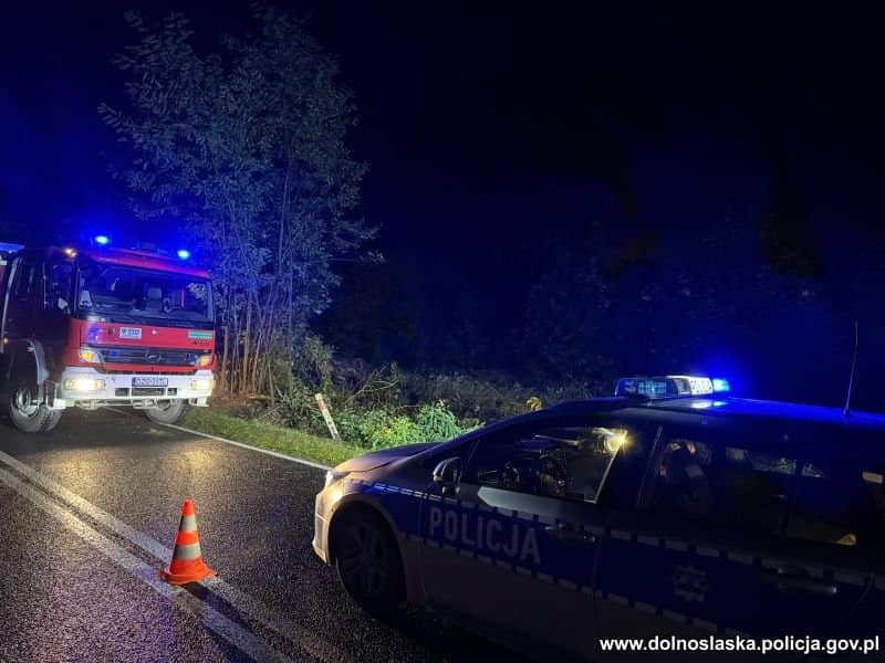 Dolny Śląsk: Dachowanie zakończone śmiercią