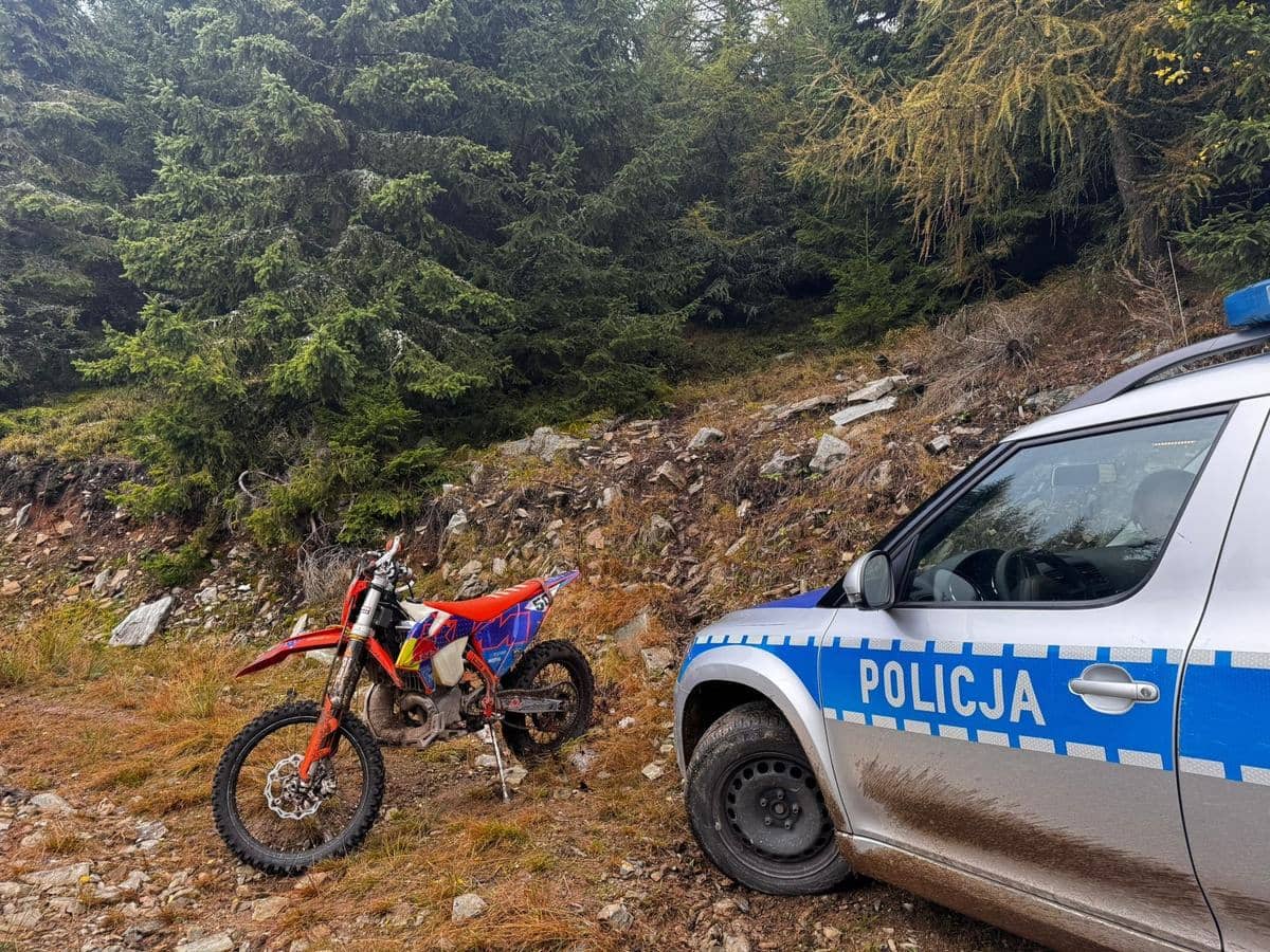 Jarkowice: Policja zatrzymała leśnych rajdowców