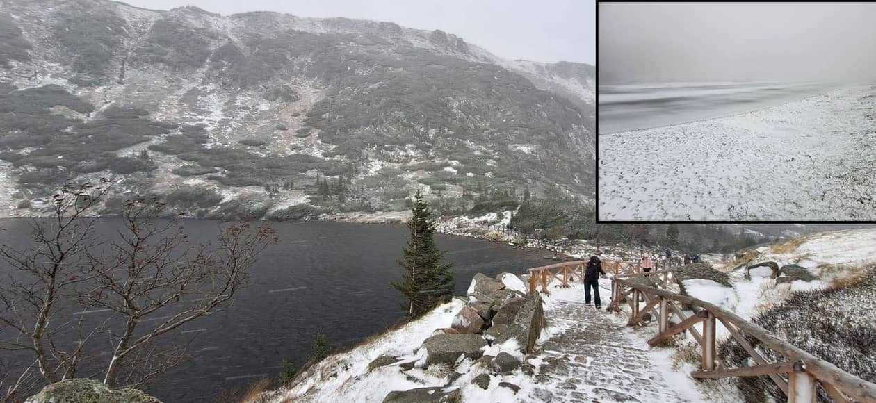 Jakuszyce: Pierwszy śnieg w Jakuszycach i kolejny w Karkonoszach