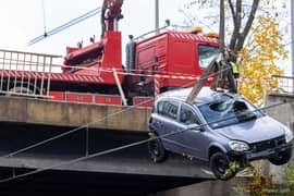 Trzeźwa 18–latka spadła z wiaduktu!