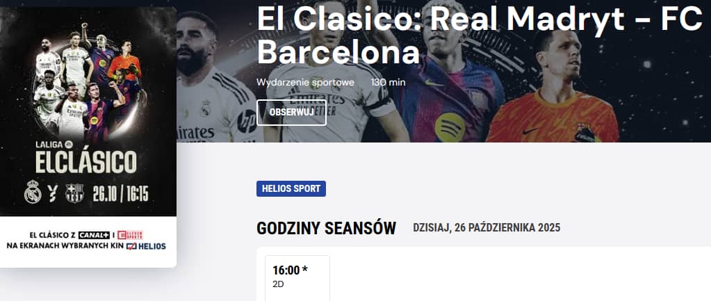 Jelenia Góra: Piłka na dużym ekranie