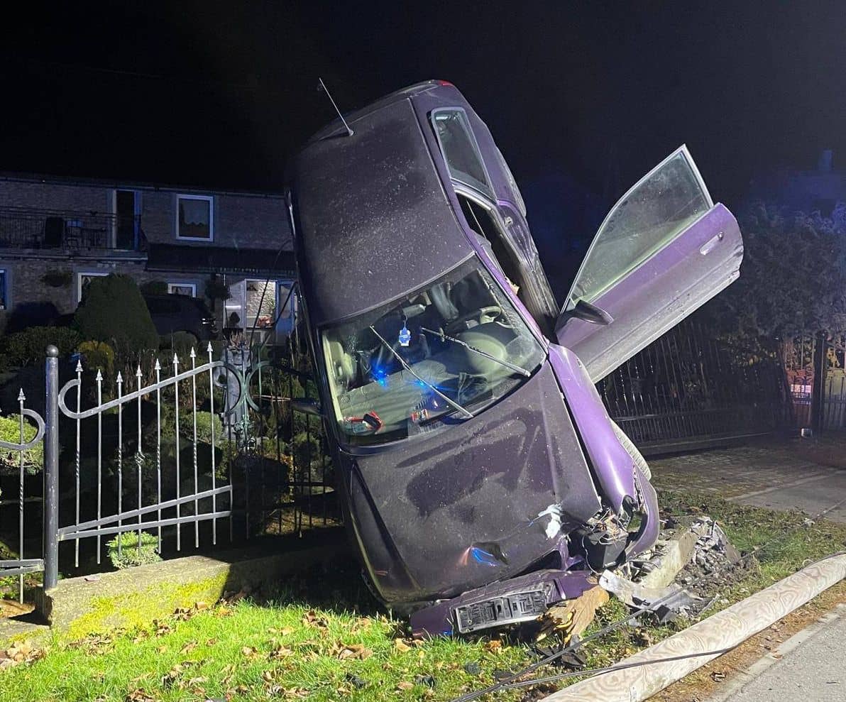 Dolny Śląsk: Stracił panowanie i wylądował na płocie