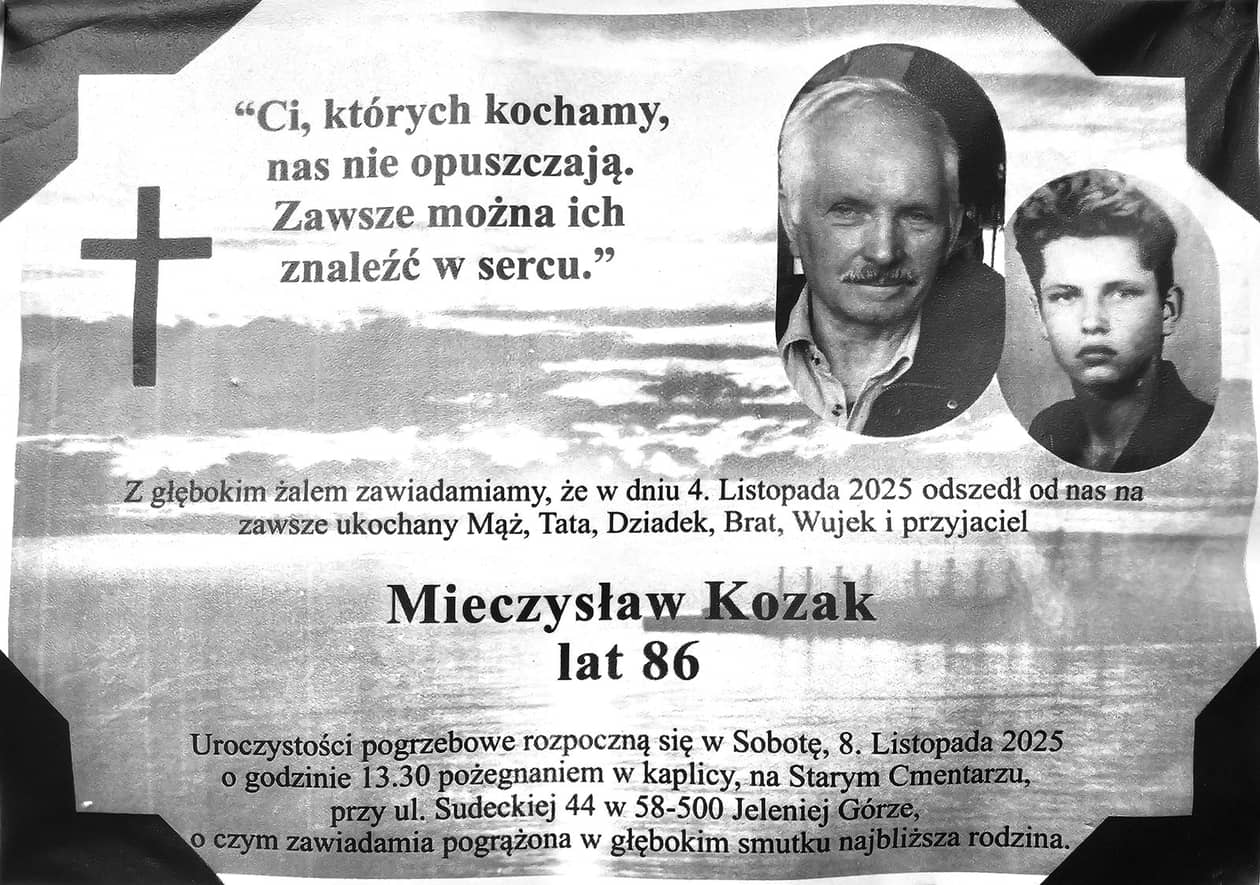 Jelenia Góra: Zmarł Mieczysław Kozak
