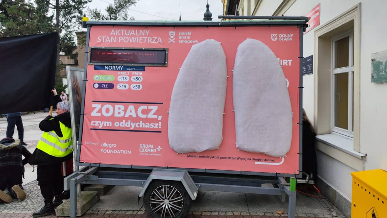 Jelenia Góra: Na Dolnym Śląsku rozpoczęła się akcja Antysmogowe Mobilne Płuca