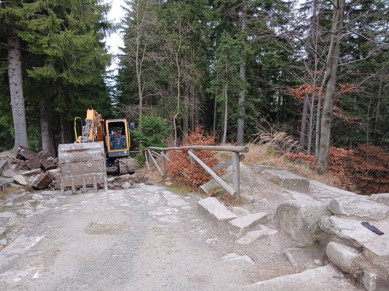 Szklarska Poręba: Kamieńczyk dostępny mimo remontu szlaku