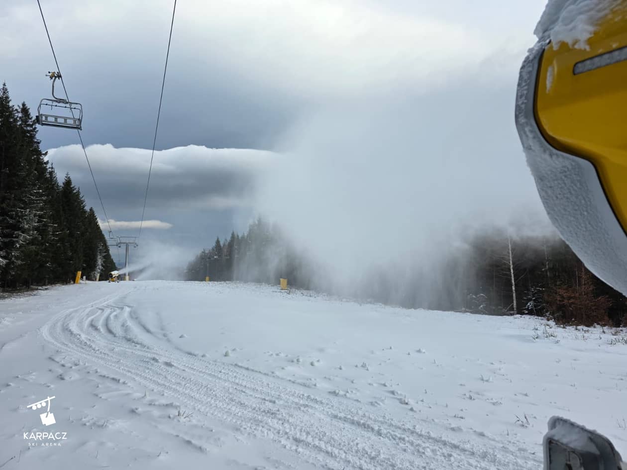 Karpacz: Naśnieżanie w Karpaczu pełną parą
