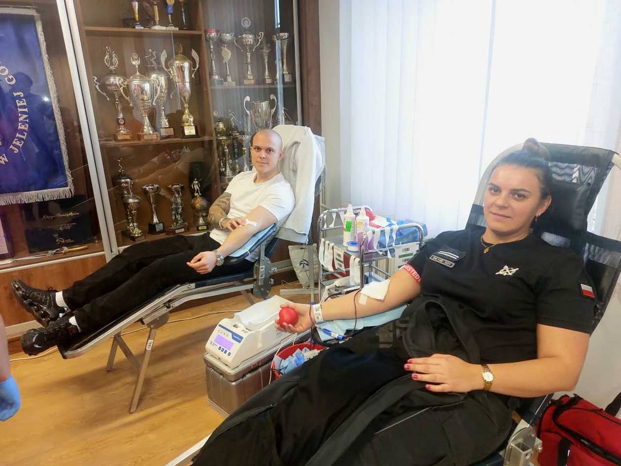 Jelenia Góra: Rekordowa zbiórka krwi za kratami