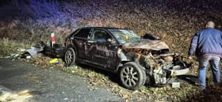 Nie opanował auta i &quot;koziołkował&quot;