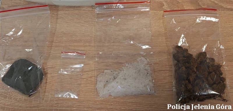 Jelenia Góra: Kolejne narkotyki wyeliminowane z rynku. Mężczyzna posiadał znaczne ich ilości