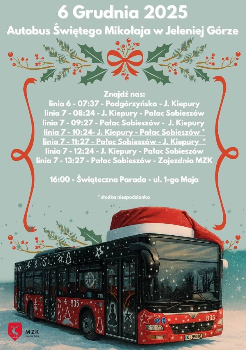Jelenia Góra: Mikołajkowe autobusy