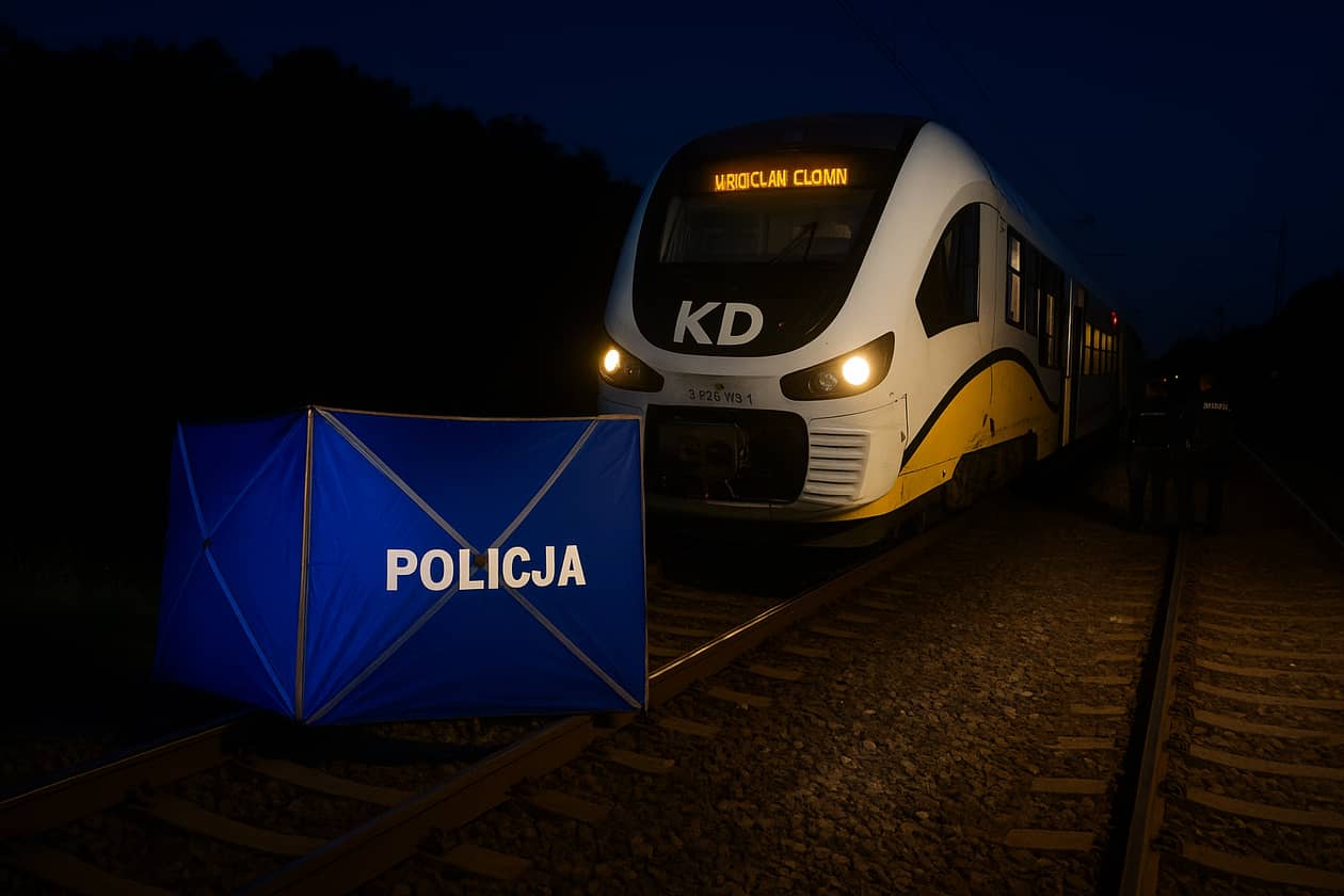 Dolny Śląsk: Śmiertelne potrącenie przez pociąg