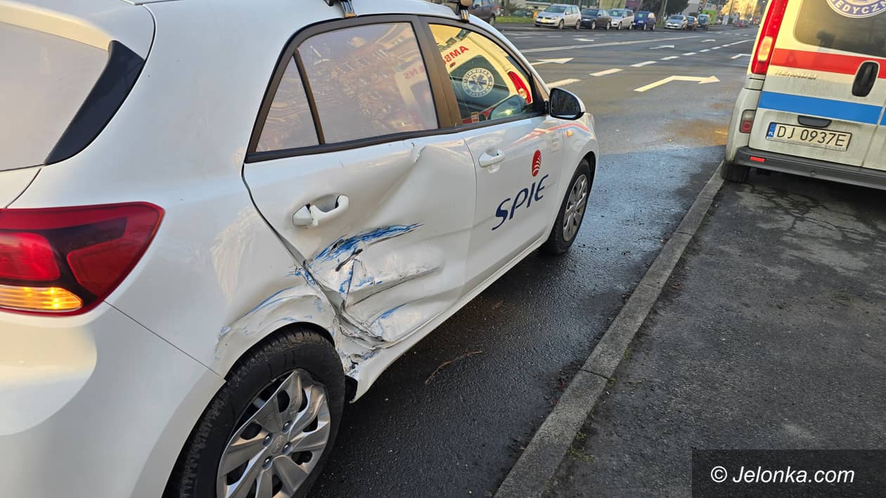 Jelenia Góra: Stłuczka na Ogińskiego