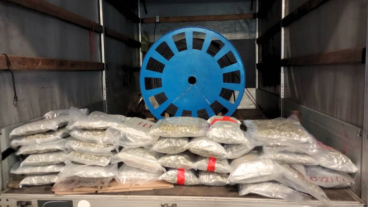 Autostrada A4: Marihuana ukryta w bębnie z kablem