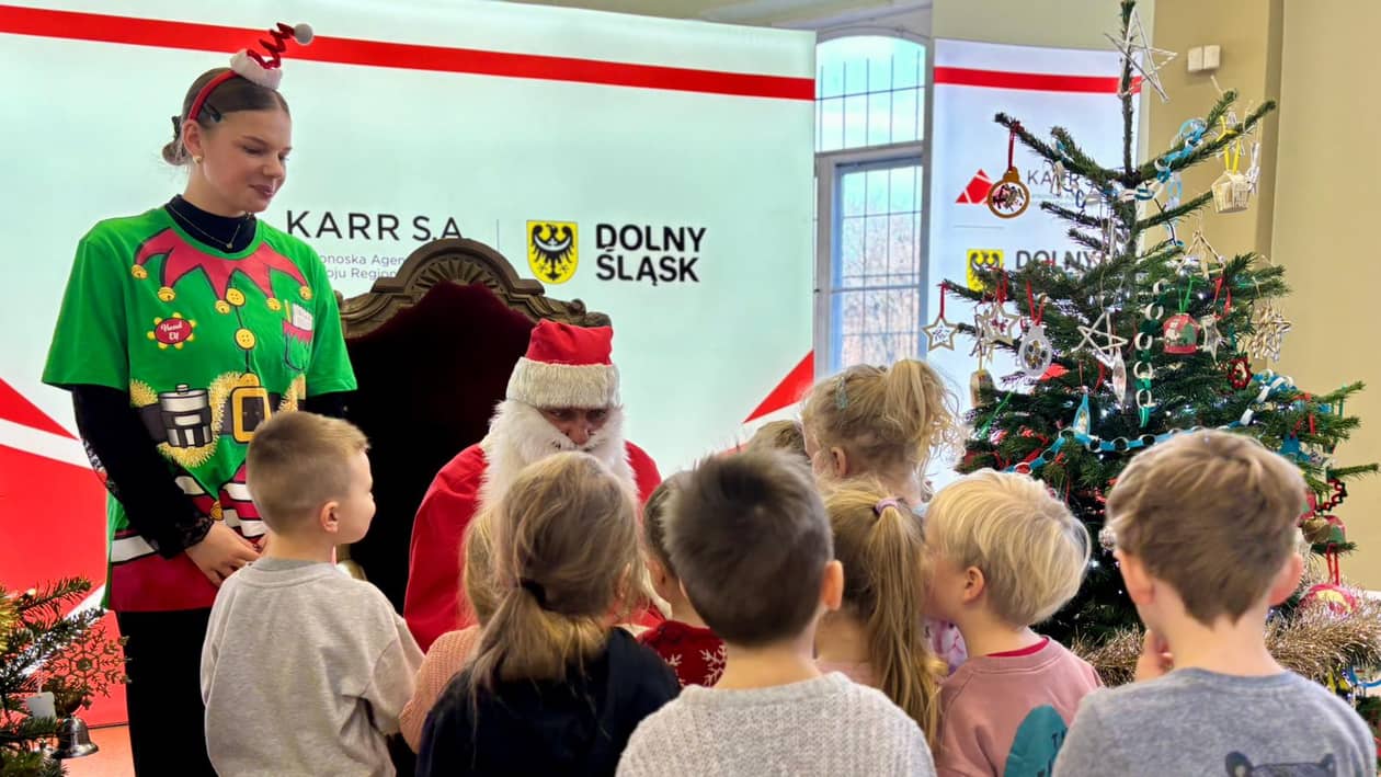 Jelenia Góra: Święty Mikołaj w Galerii Karkonoskiej