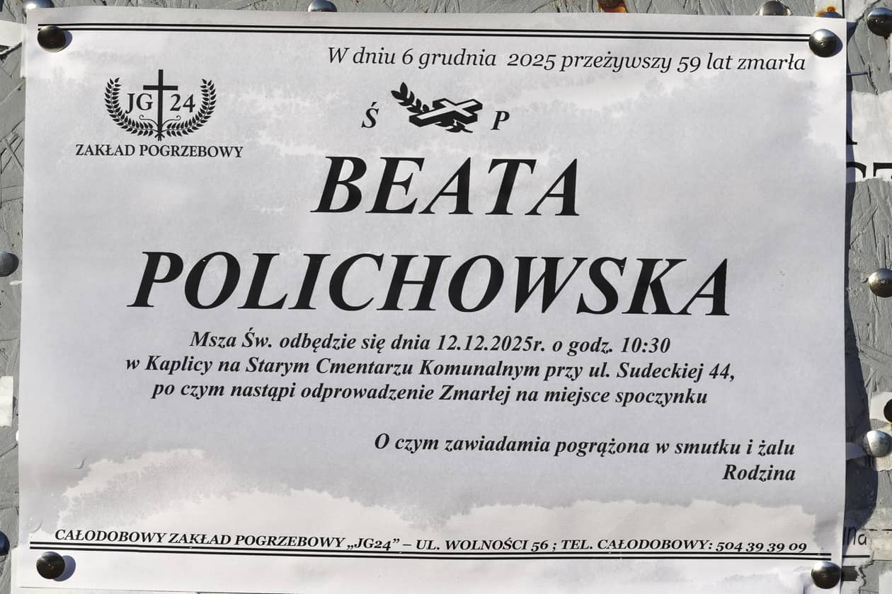 Jelenia Góra: Zmarła Beata Polichowska