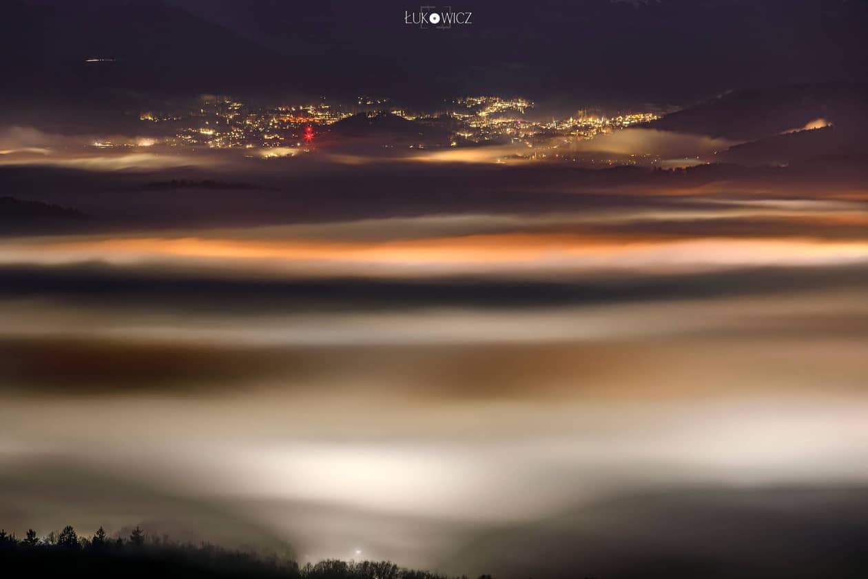 Jelenia Góra: Trudna noc – mgła, mżawka i gołoledź