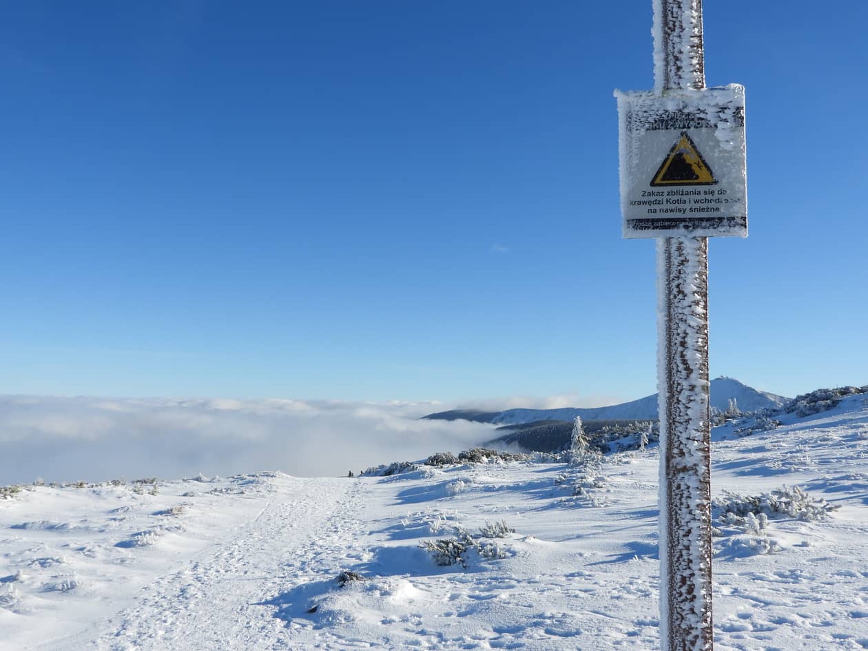 Karkonosze: Zimowe ostrzeżenia w Karkonoszach