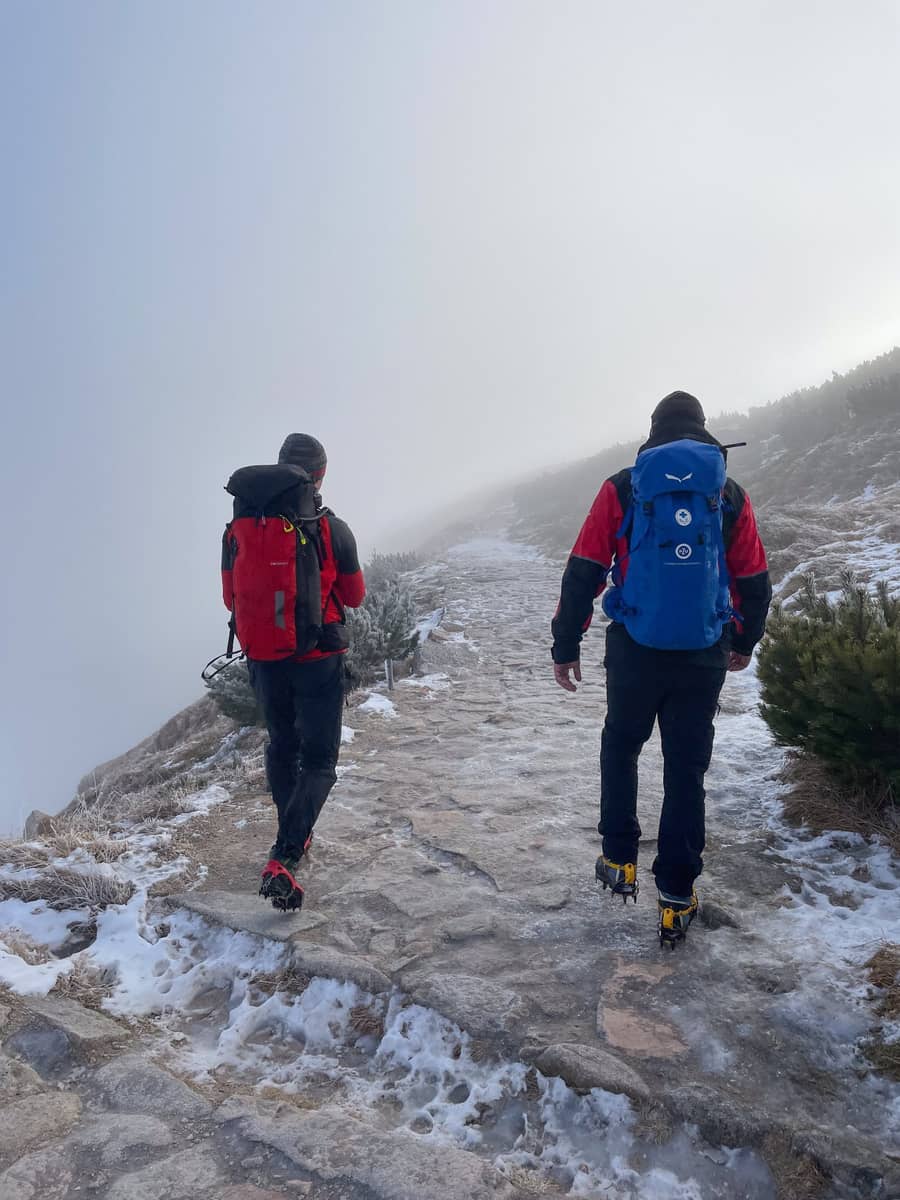 Karkonosze: Karkonosze skute lodem