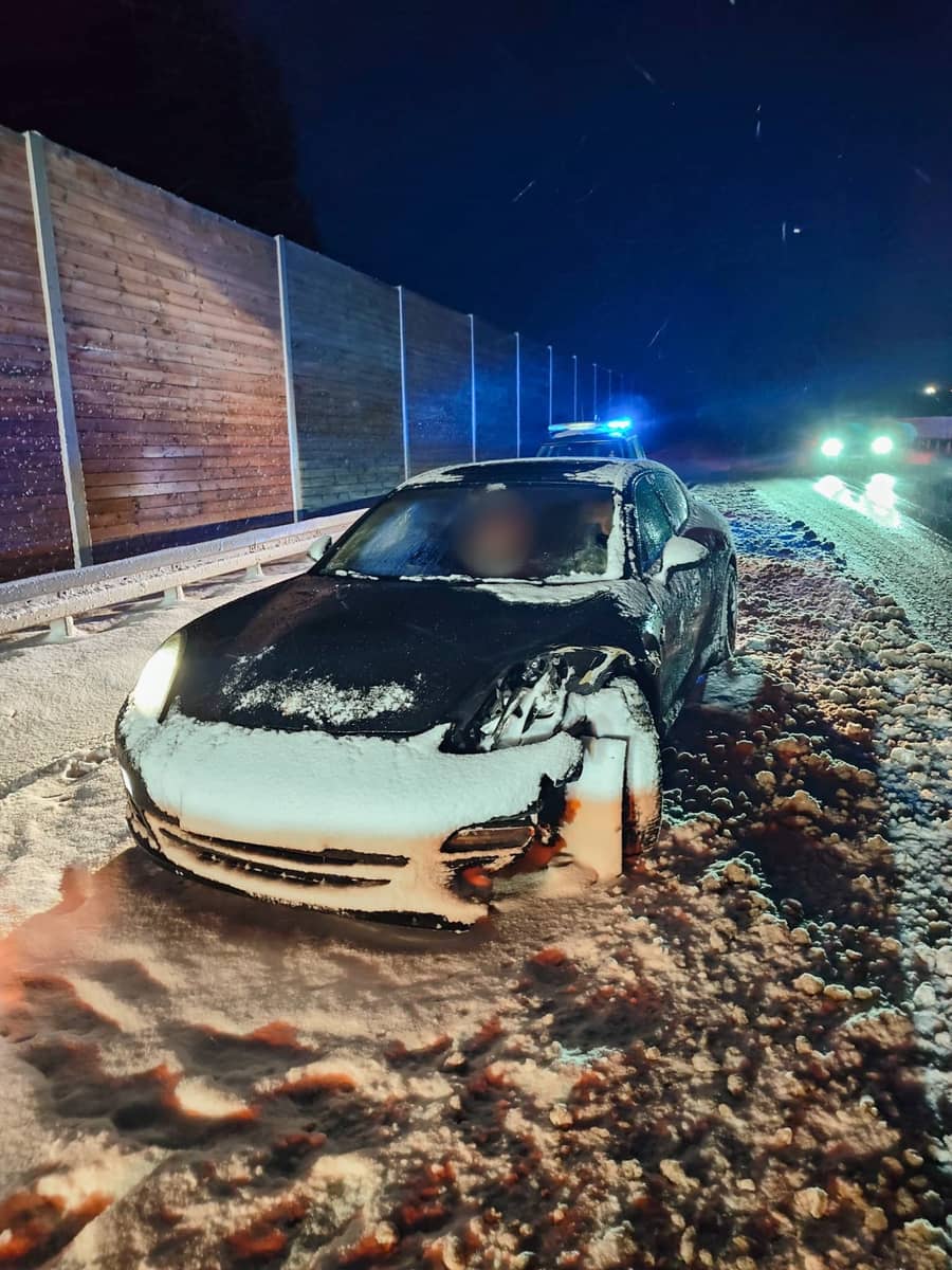 Dolny Śląsk: Peruwiańczyk wjechał w bariery energochłonne