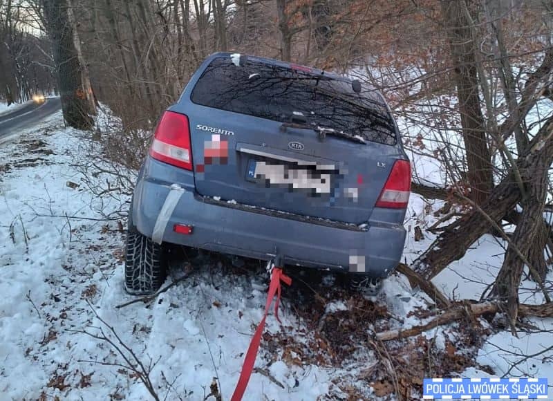 Dolny Śląsk: Pijana w rowie. Samochód skonfiskowany