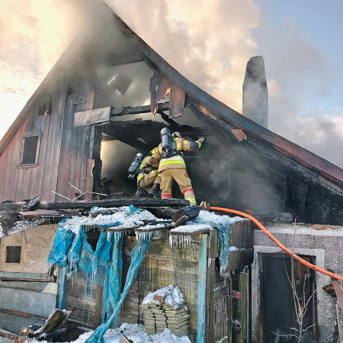 Piechowice: Ogień strawił dom w Piechowicach