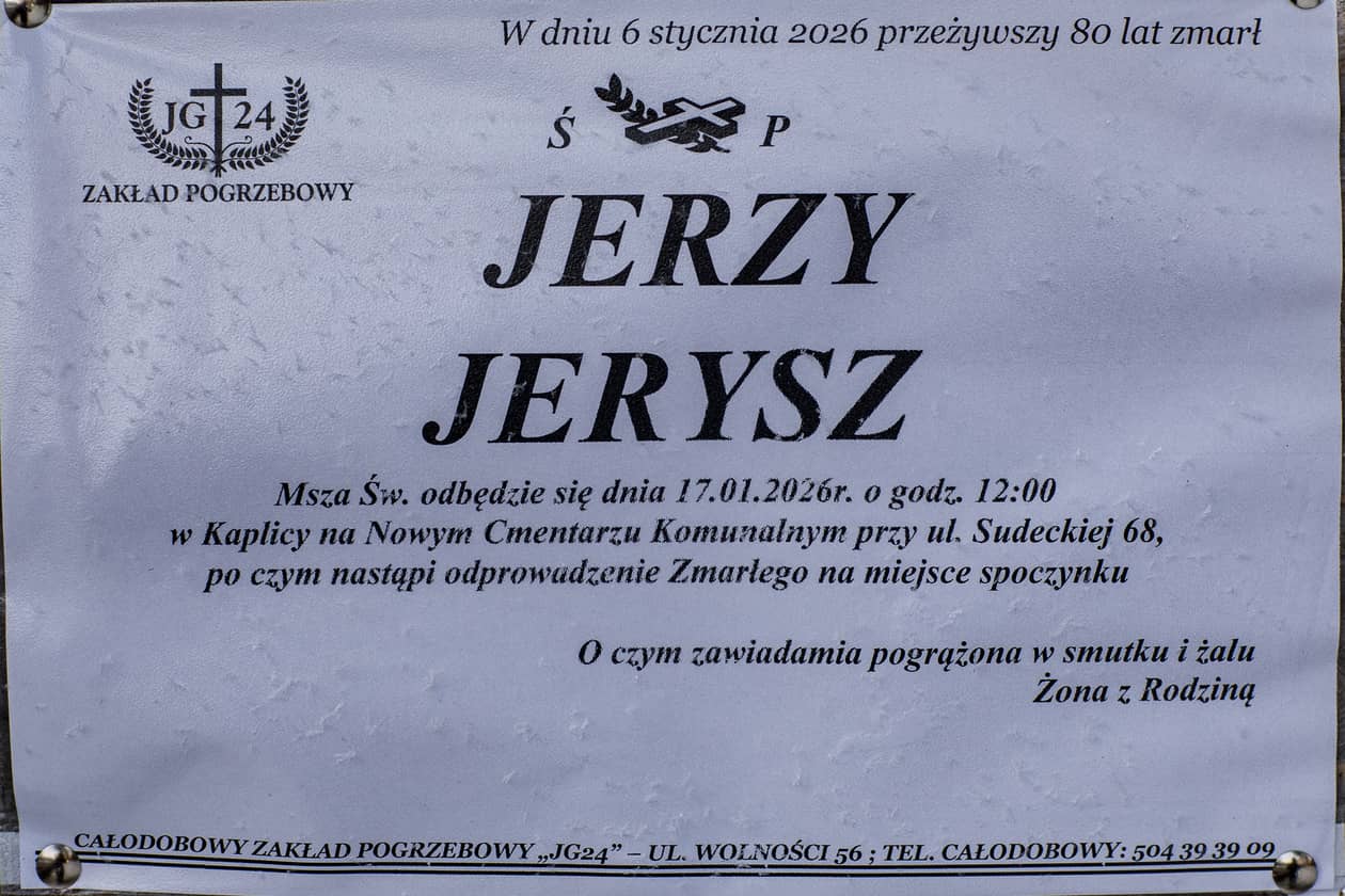 Jelenia Góra: Zmarł Jerzy Jerysz