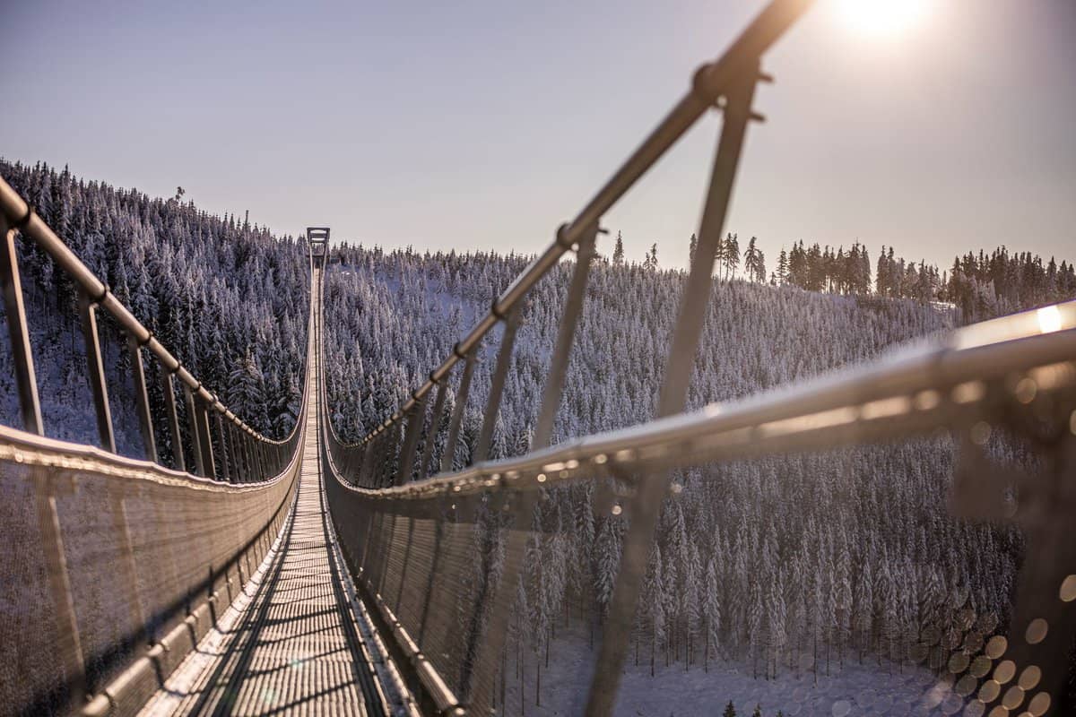 Czechy: Przejdź się najdłuższym mostem wiszącym na świecie