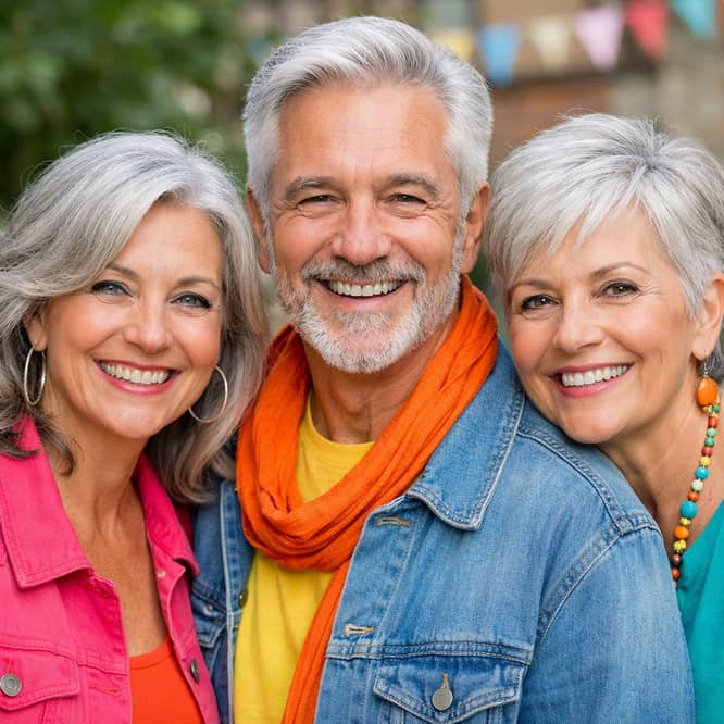 Polska: Siwe włosy  w modzie