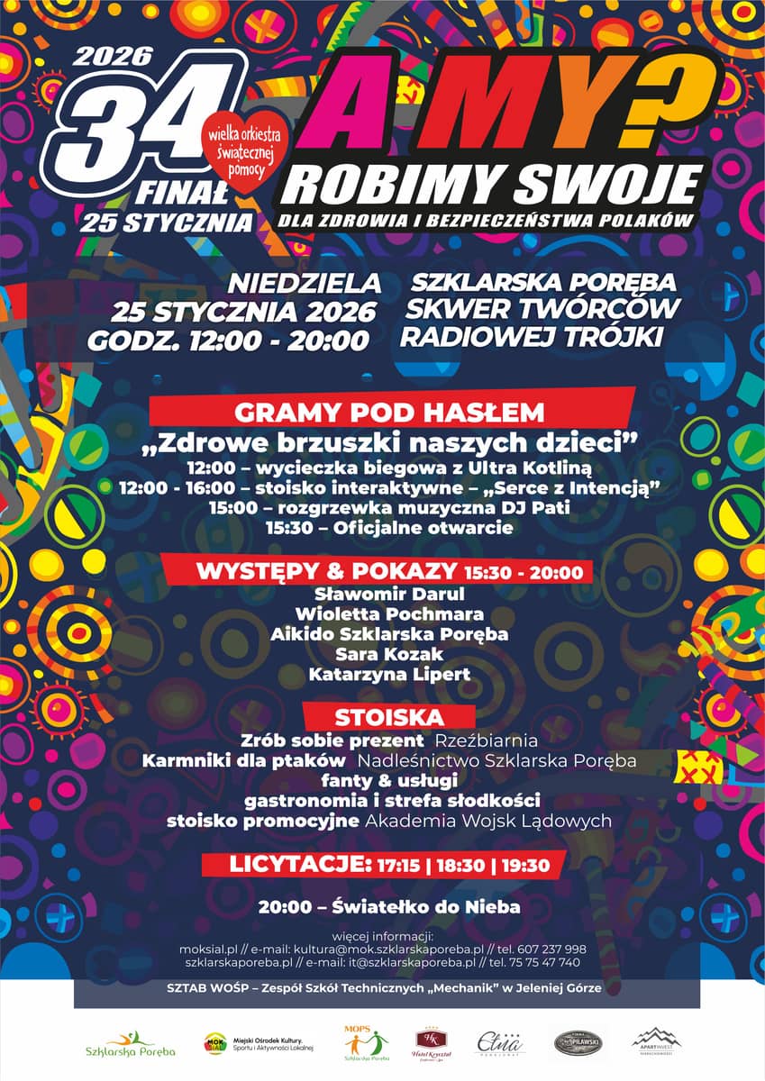 Szklarska Poręba: Szklarska Poręba gra razem z WOŚP!