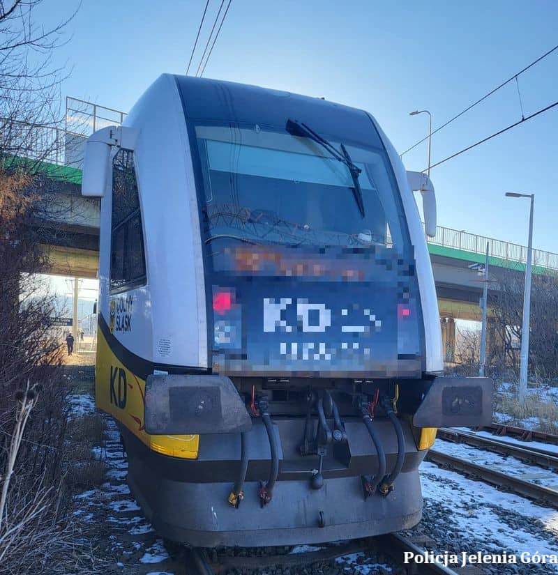 Jelenia Góra: Wypadek na torach na Zabobrzu