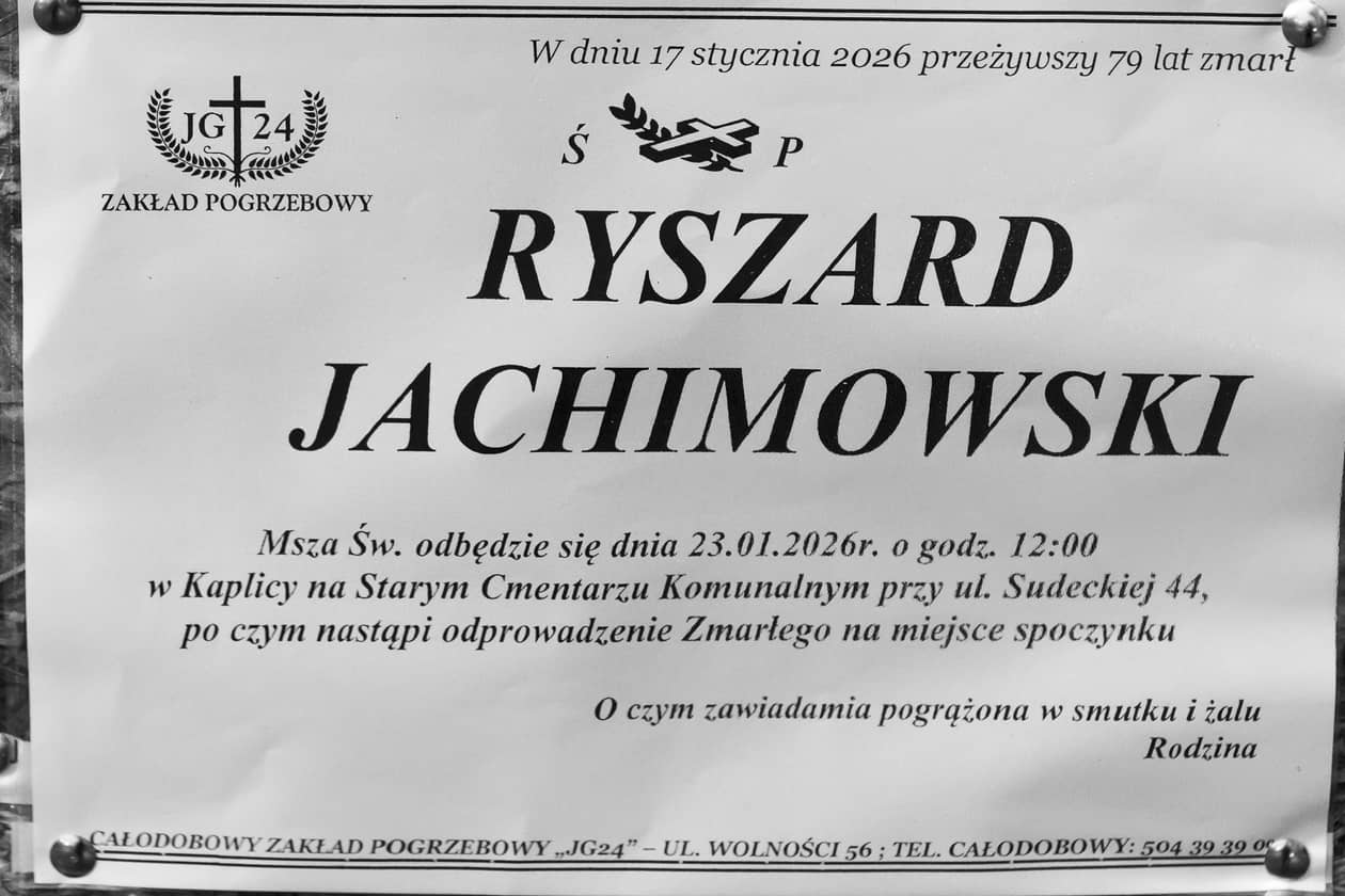 Jelenia Góra: Zmarł Ryszard Jachimowski
