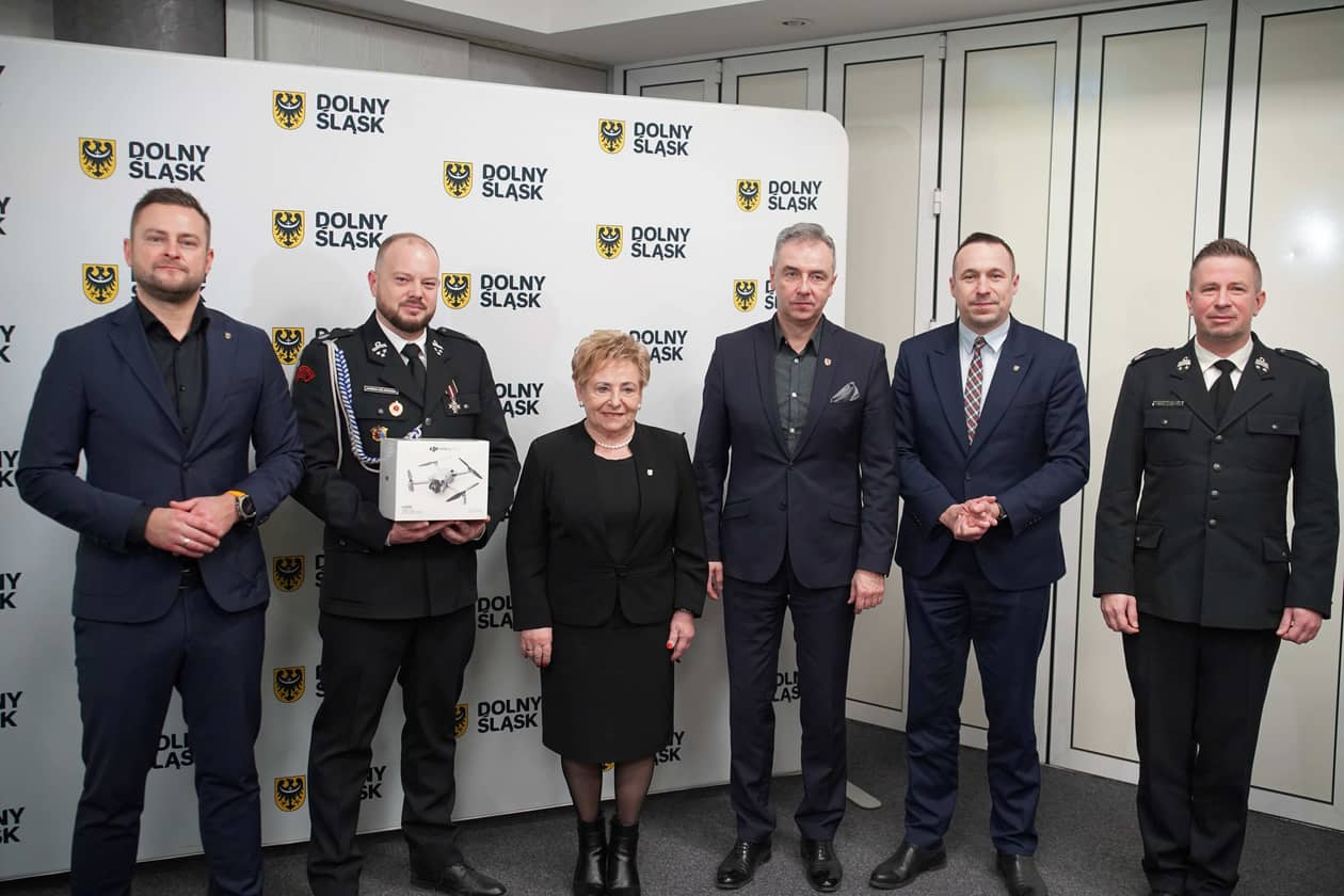 Dolny Śląsk: Druhowie z OSP polatają dronami