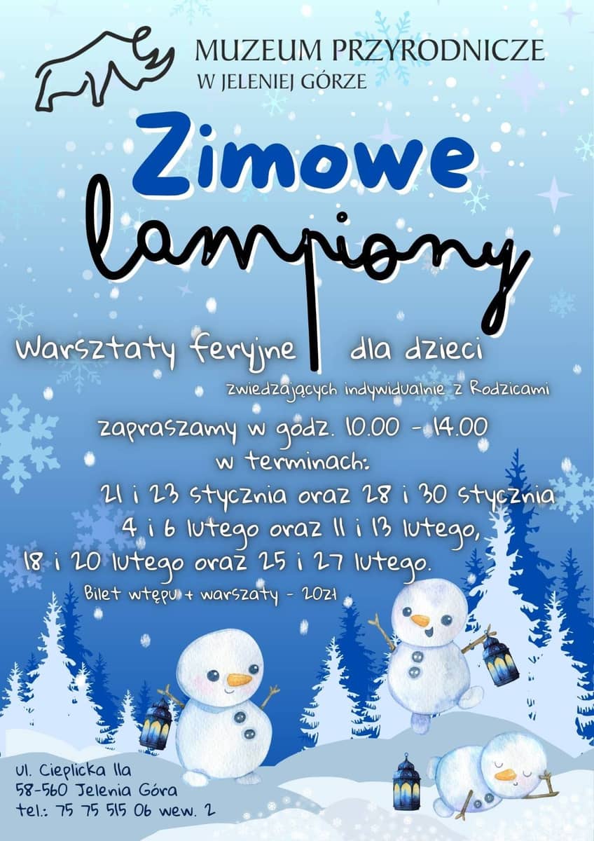 Cieplice: Zimowe lampiony w Muzeum Przyrodniczym