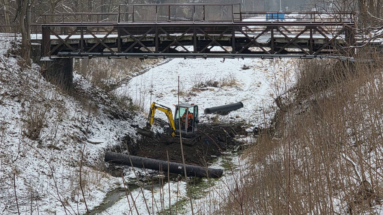 Kowary: Roboty kolejowe w Kowarach