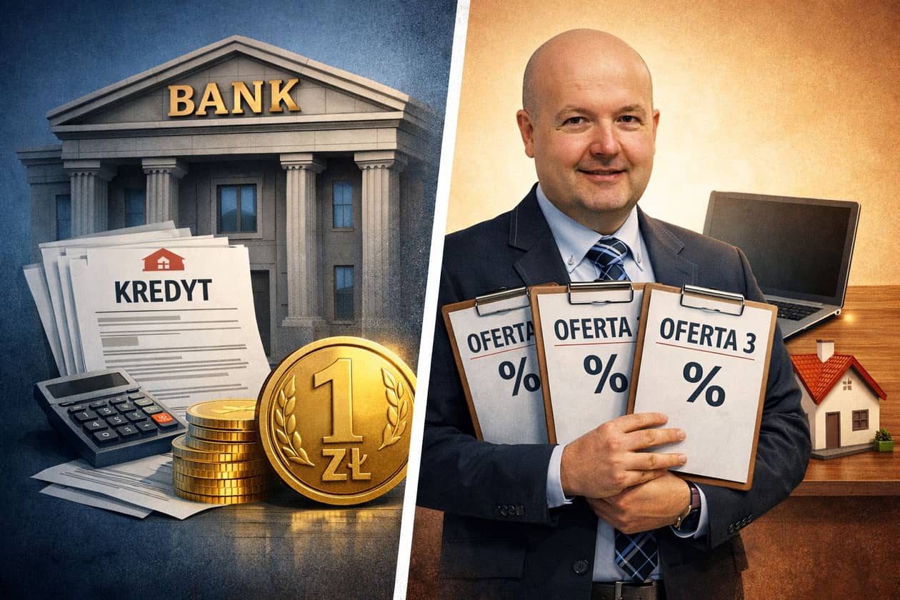 Jelenia Góra: Bank vs doradca kredytowy. Kto naprawdę gra w Twojej drużynie?