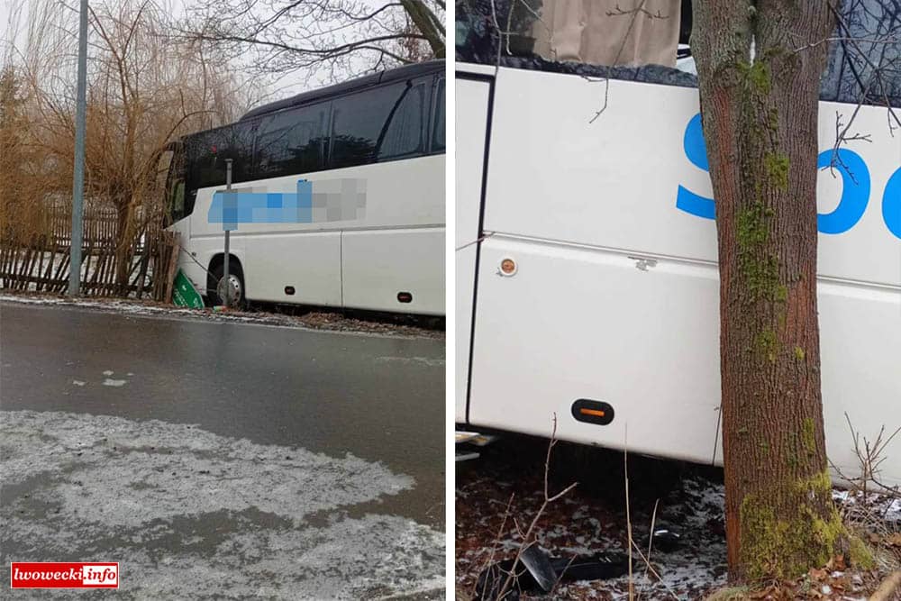 Region: Chwile grozy podczas wypadku autobusu