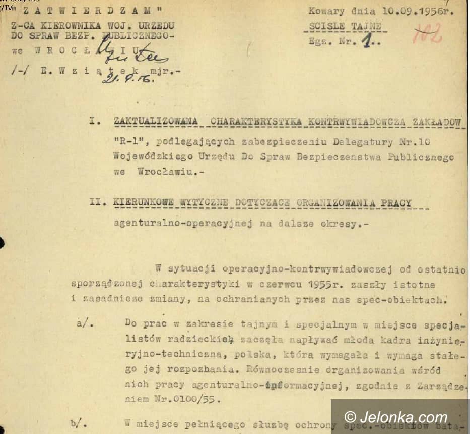 Dolny Śląsk: Ściśle tajny obiekt ZPR–1  w Kowarach i jego (nie)zabezpieczenie kontrwywiadowcze cz. 5 – Sukcesy duże i małe w zabezpieczeniu ZPR–u