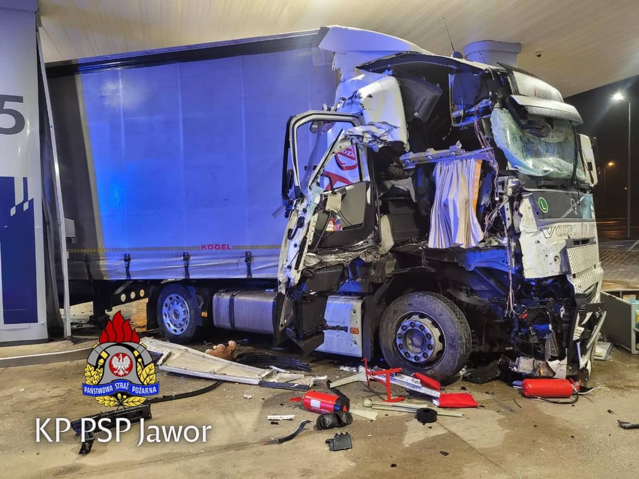 Dolny Śląsk: Groźnie na stacji paliw przy S3