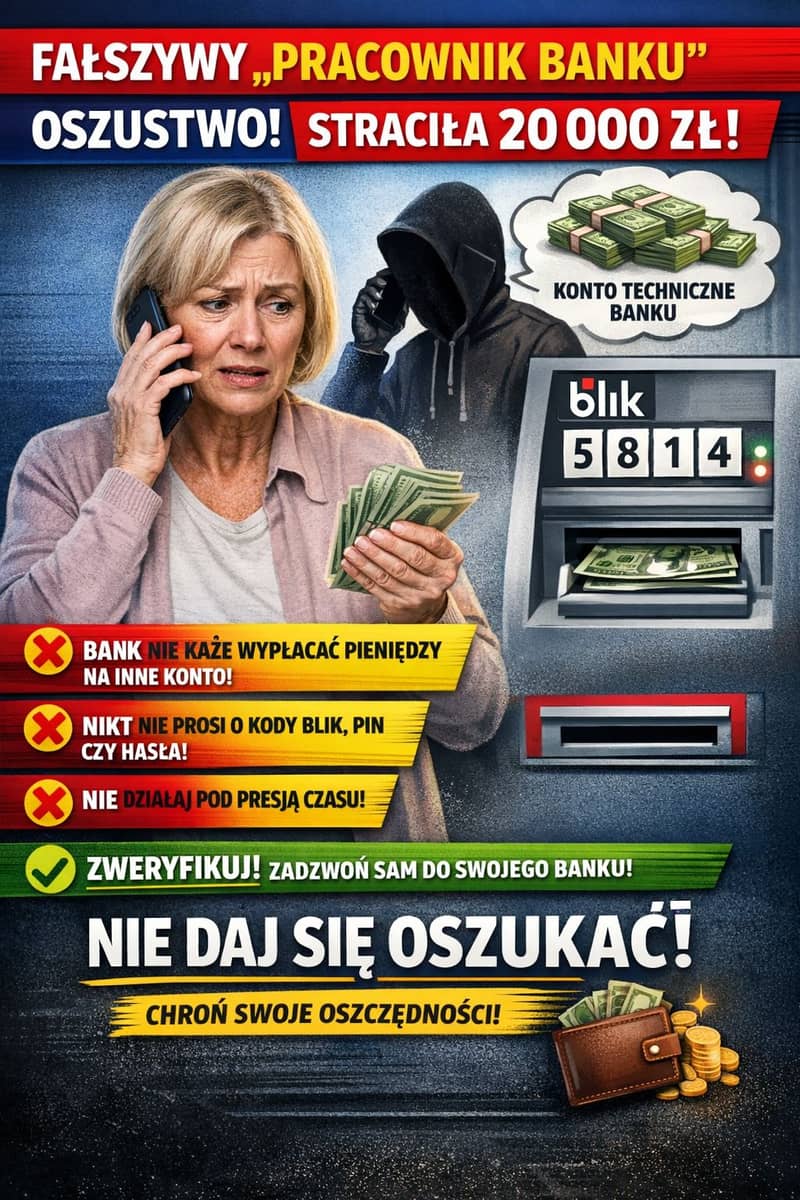 Jelenia Góra: Znowu oszuści – tym razem podszyli się pod policję