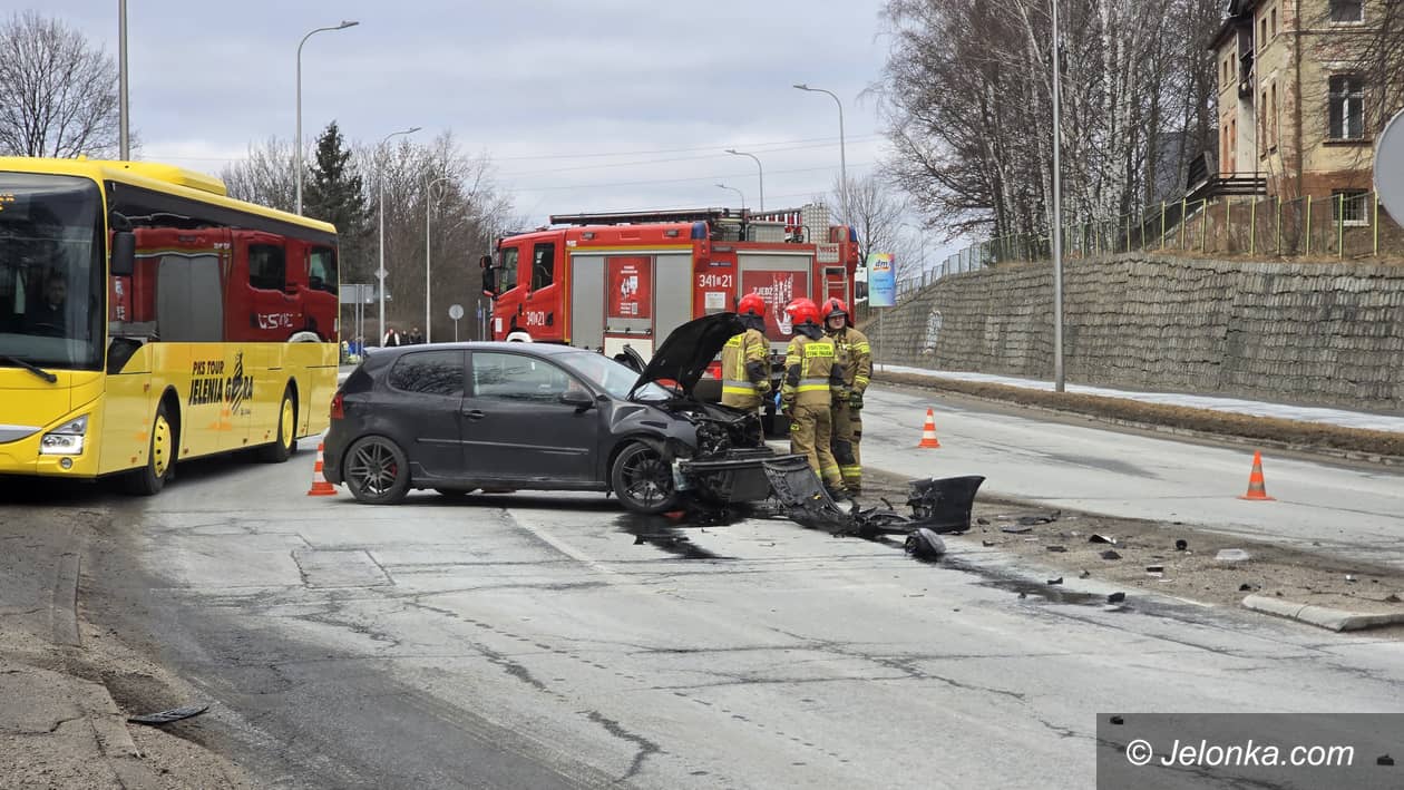 Jelenia Góra: Wypadek na Wolności